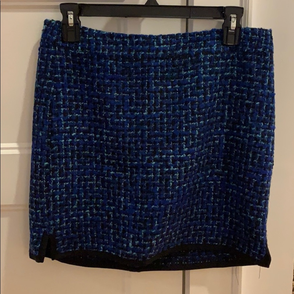 J Crew Tweed Mini Skirt